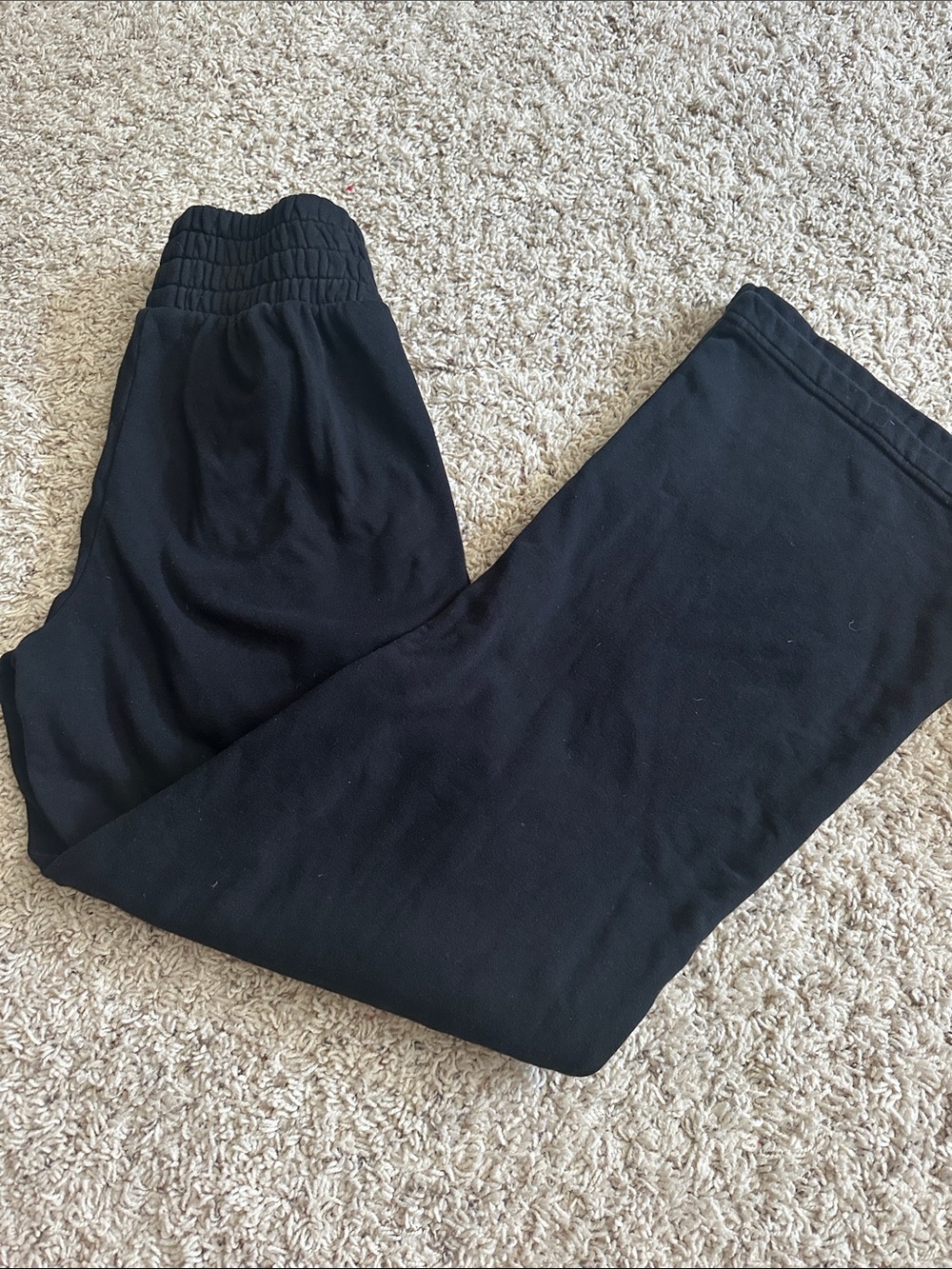 TALENTLESS Black Elastic-Waist Wide Leg Pants - Picture 4 of 4